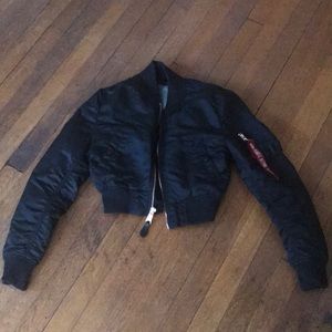 Alpha Industries Cropped Bomber Jacket